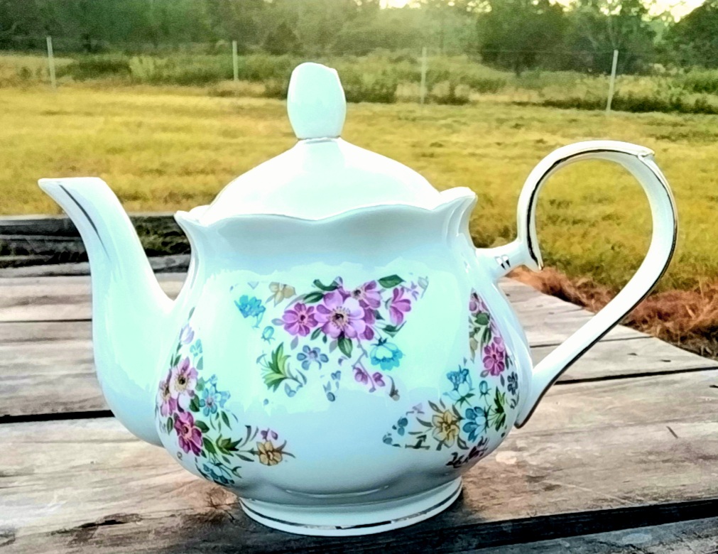 Florence Butterfly 4 Cup teapot (Custom)